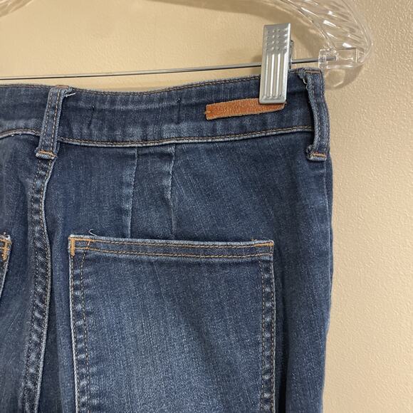 Anthropologie Pilcro 27 High Rise Skinny Jean - bottom zip/snake print detail - Picture 7 of 9